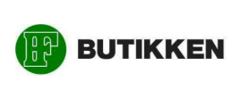 Hf Butikken logo og navn